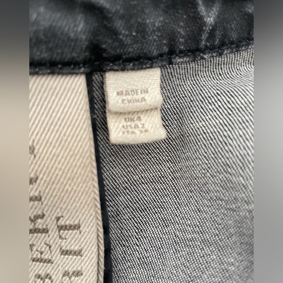 Burberry Brit Grey Denim Biker Jacket - Picture 7 of 8